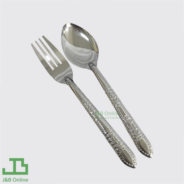 Stainless steel spoon and fork 18cm (12pairs) QF-K225